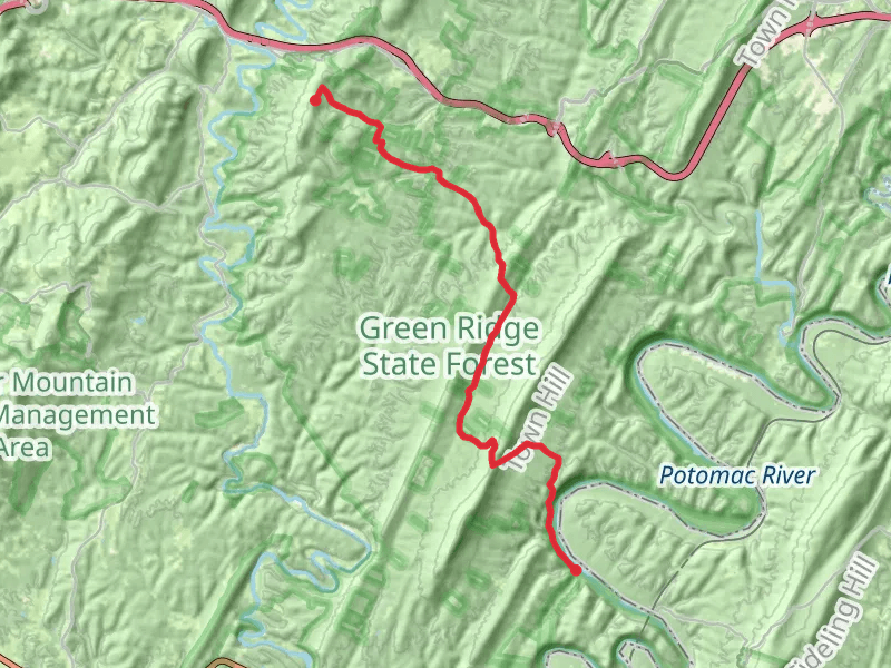 Great Eastern Trail to Chesapeake and Ohio Canal Trail