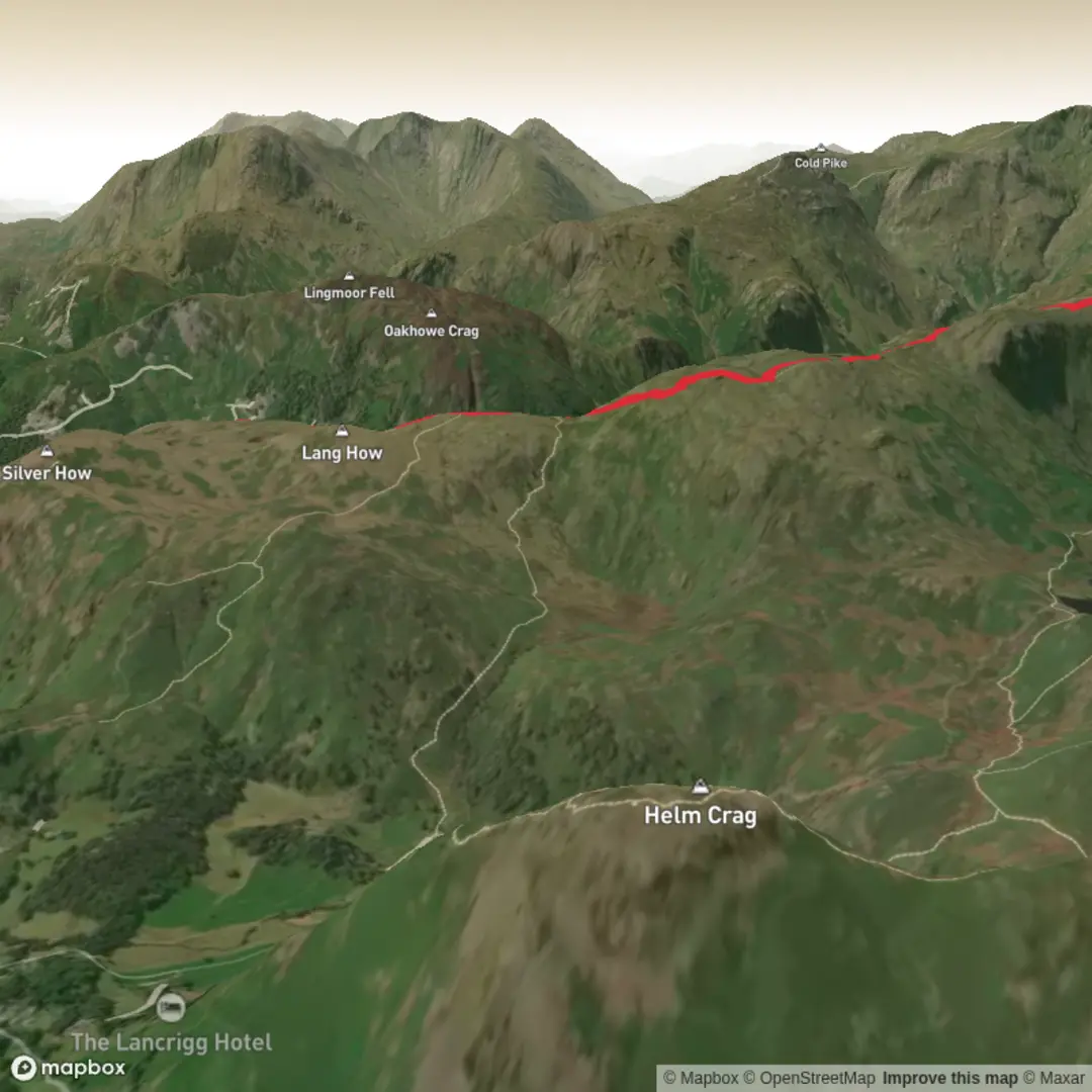 An image depicting the trail Baysbrown Circular and its surrounding area.