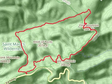 Flint Mountain and Mine Bank Creek Loop Trail