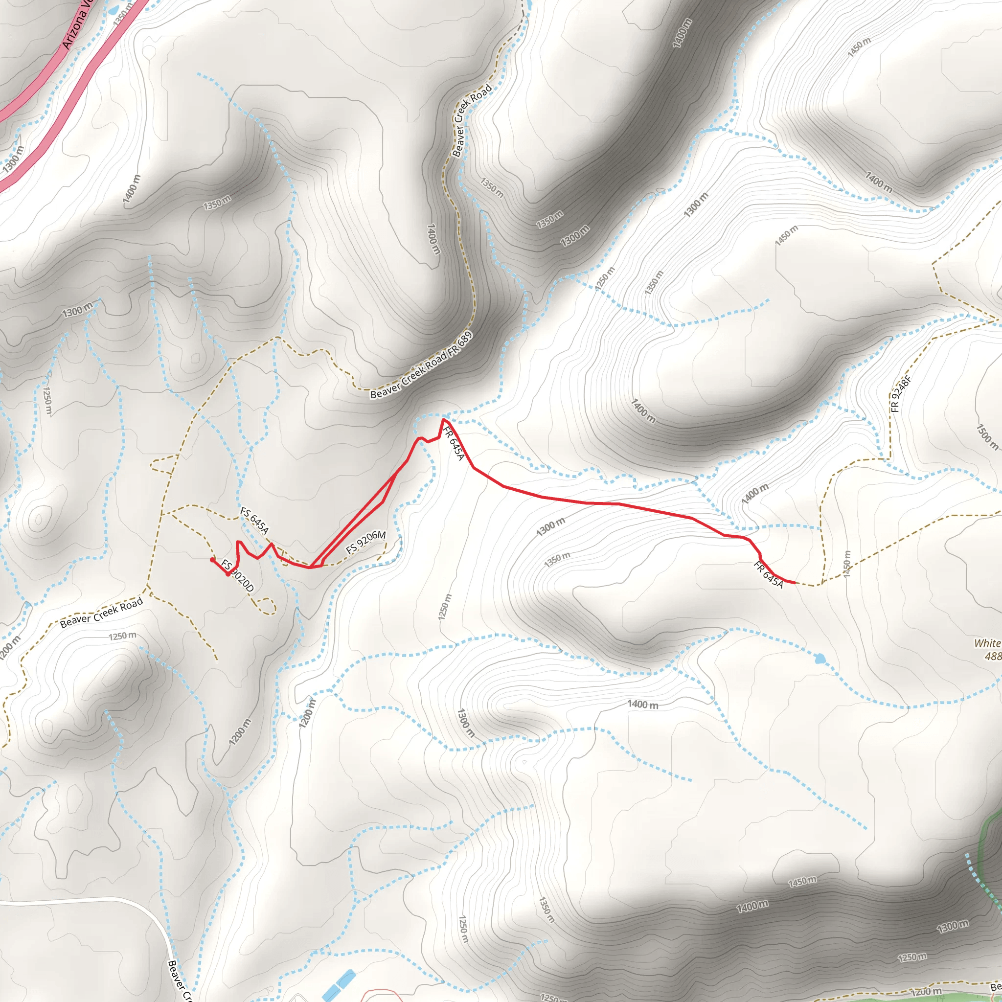 Rarick Canyon Walk mobile static map