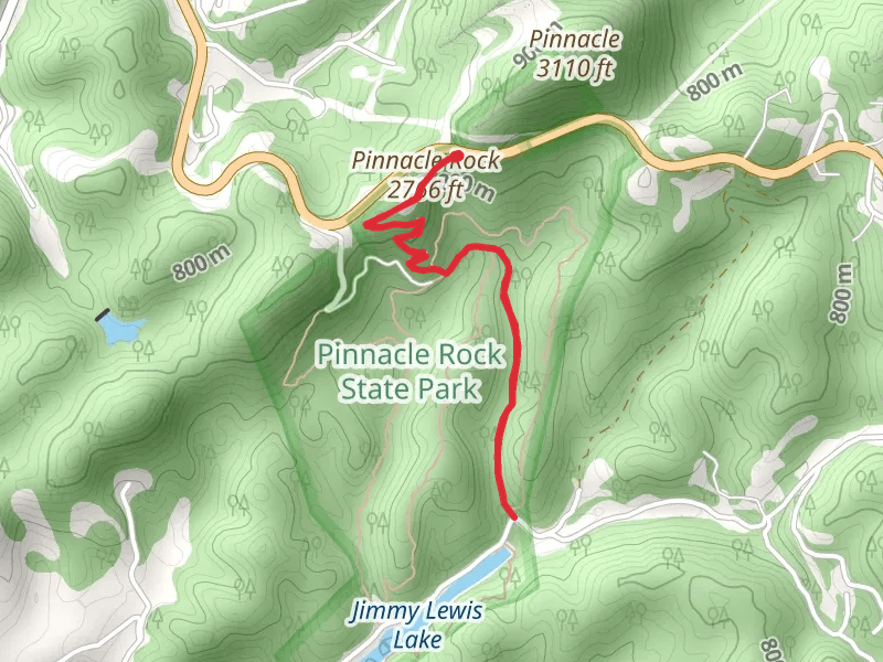 Pinnacle Rock and Homestead Trail