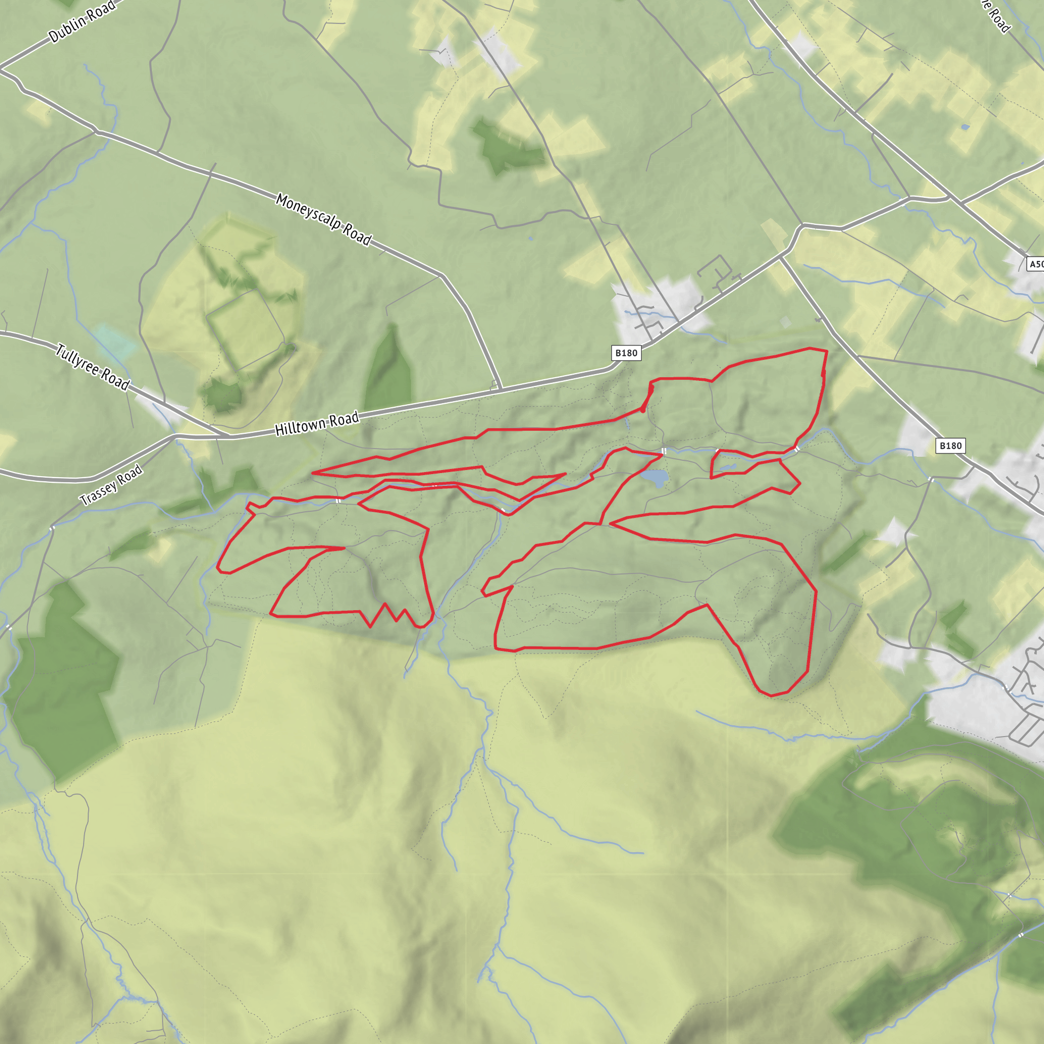 Tollymore Trail Half Marathon by 26extreme mobile static map