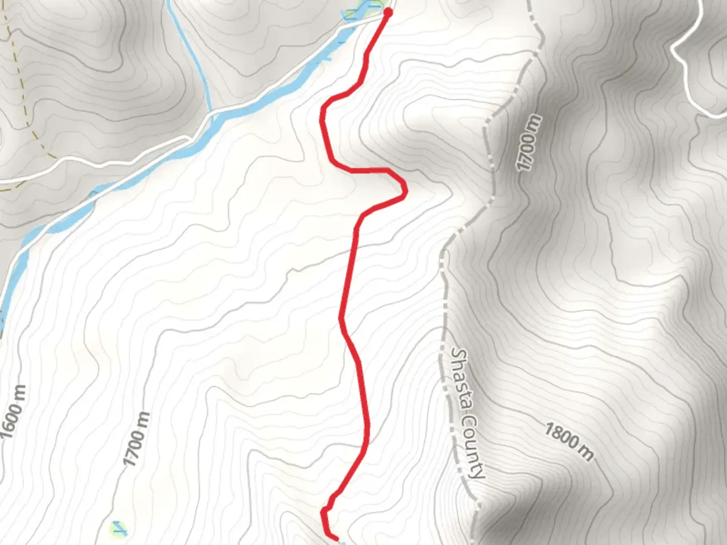 An image depicting the trail Rough Trail Trace found 2019 and its surrounding area.