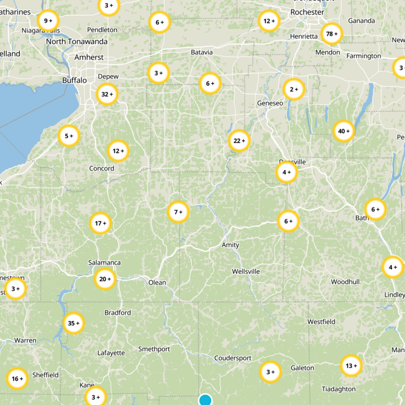 Allegany County Static Map