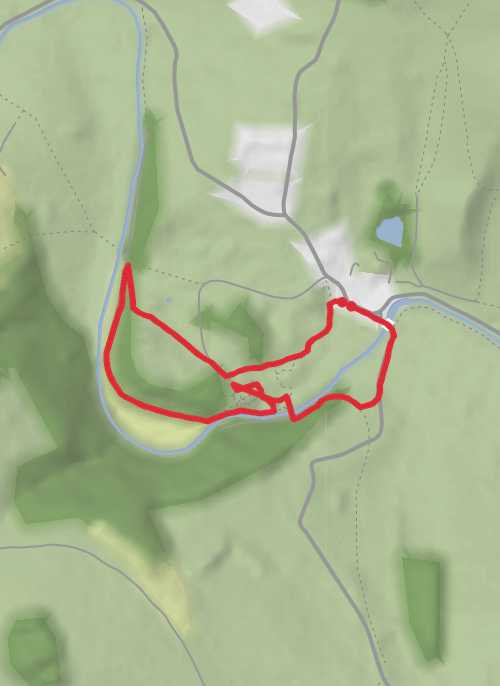 Ilam saunter mobile static map