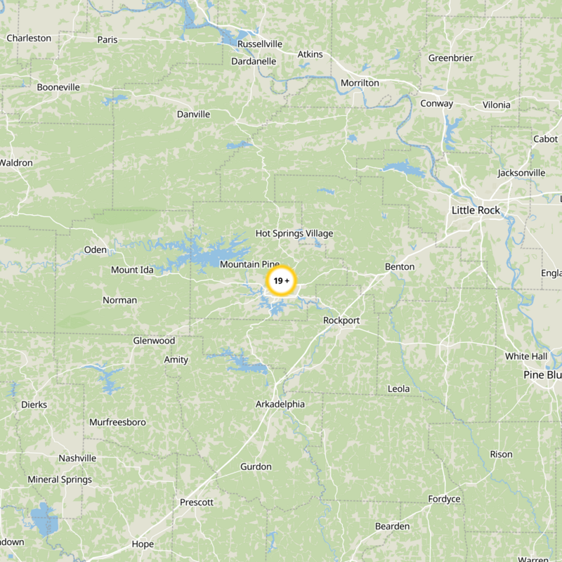 Garland County Static Map