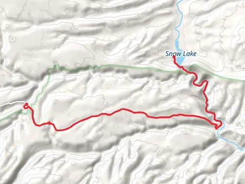 Willow Creek to Snow lake via Iron Creek Mesa Trail