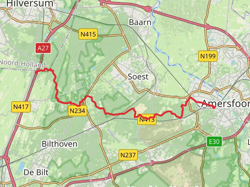 Hike on NS wandeling Lange Duinen - Amersfoort Centraal naar Hollandsche Rading thumbnail