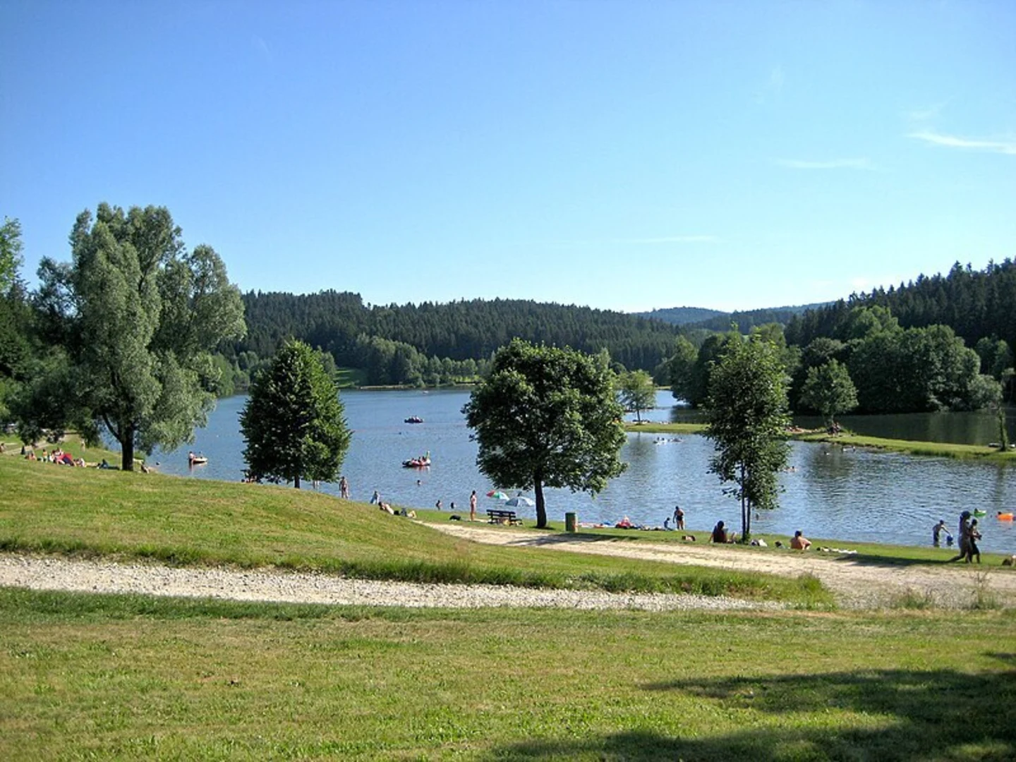 An image depicting the trail Ranna Lake and Ranna Reservoir Loop and its surrounding area.