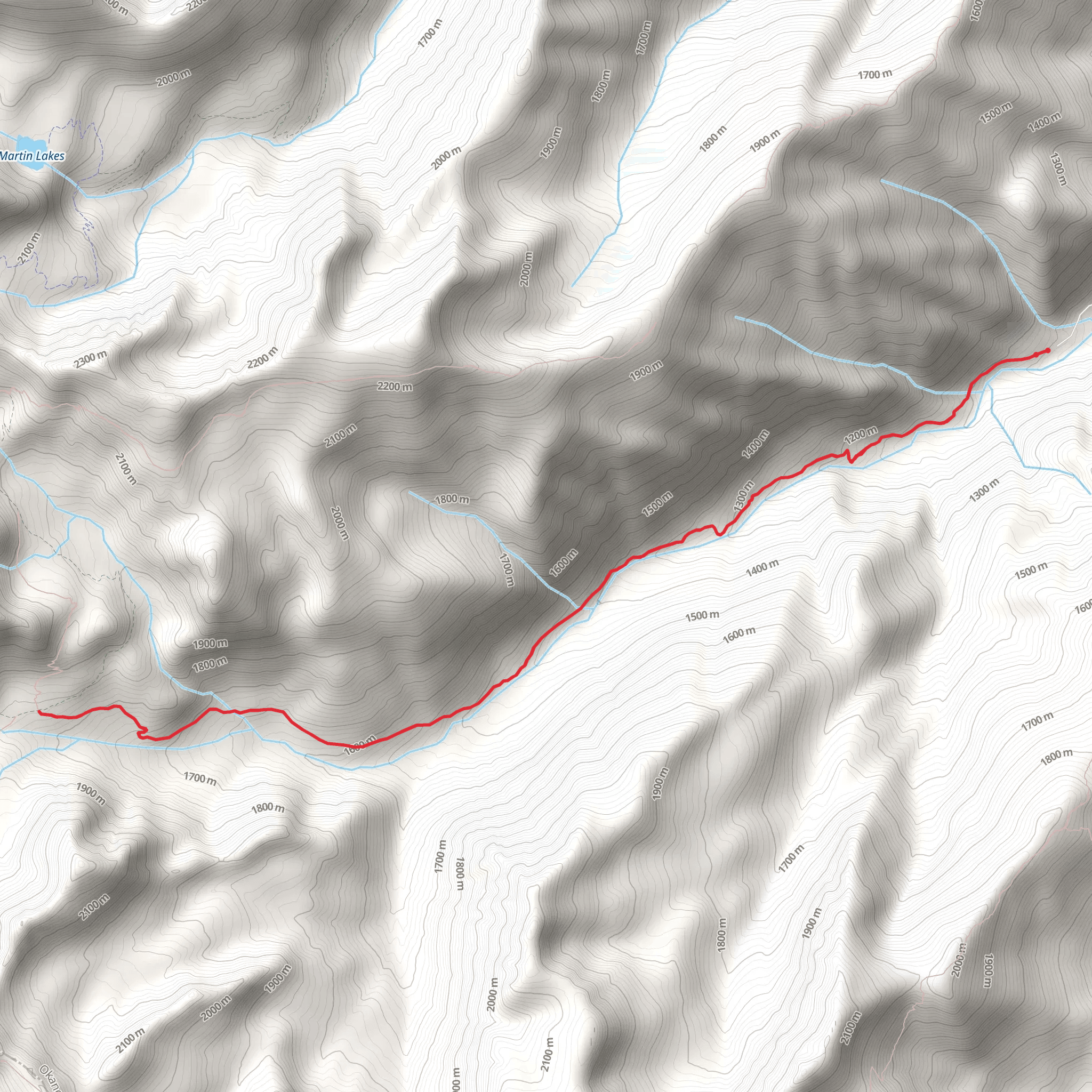 Foggy Dew Trail mobile static map
