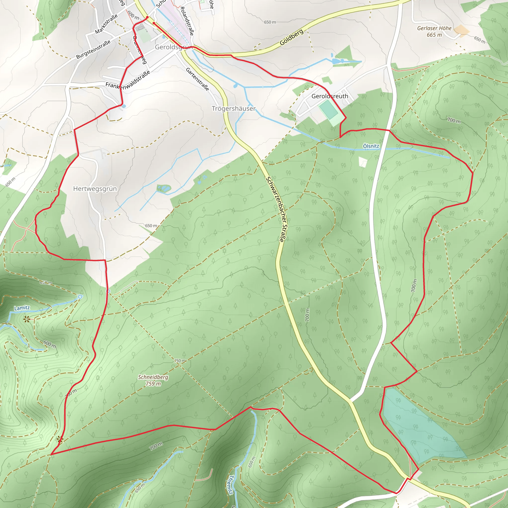 Vochelaweg and Stemmer Steig mobile static map