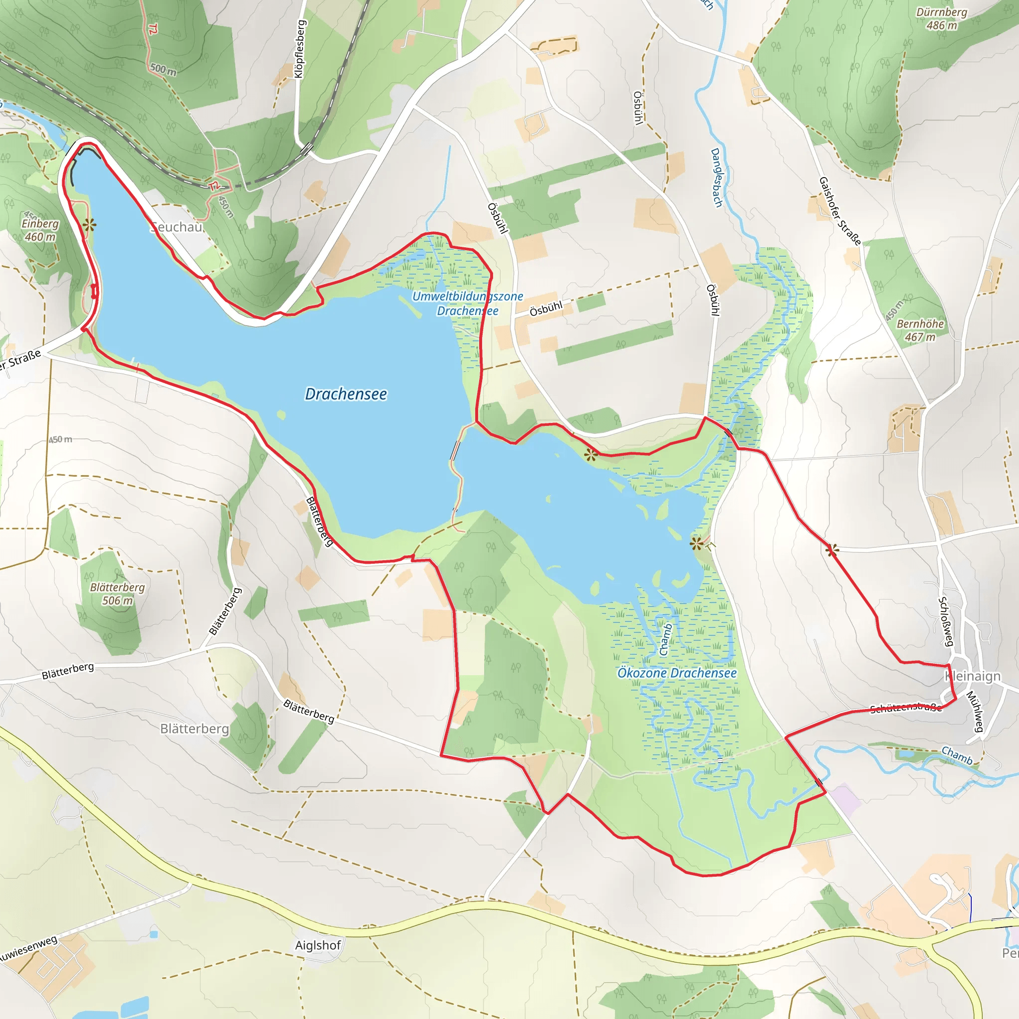 Drachensee Loop mobile static map