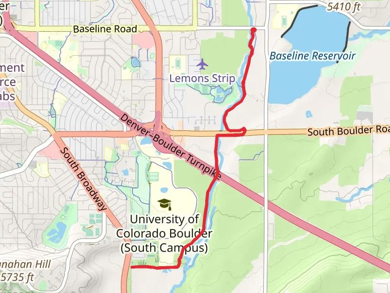 South Boulder Creek Trail