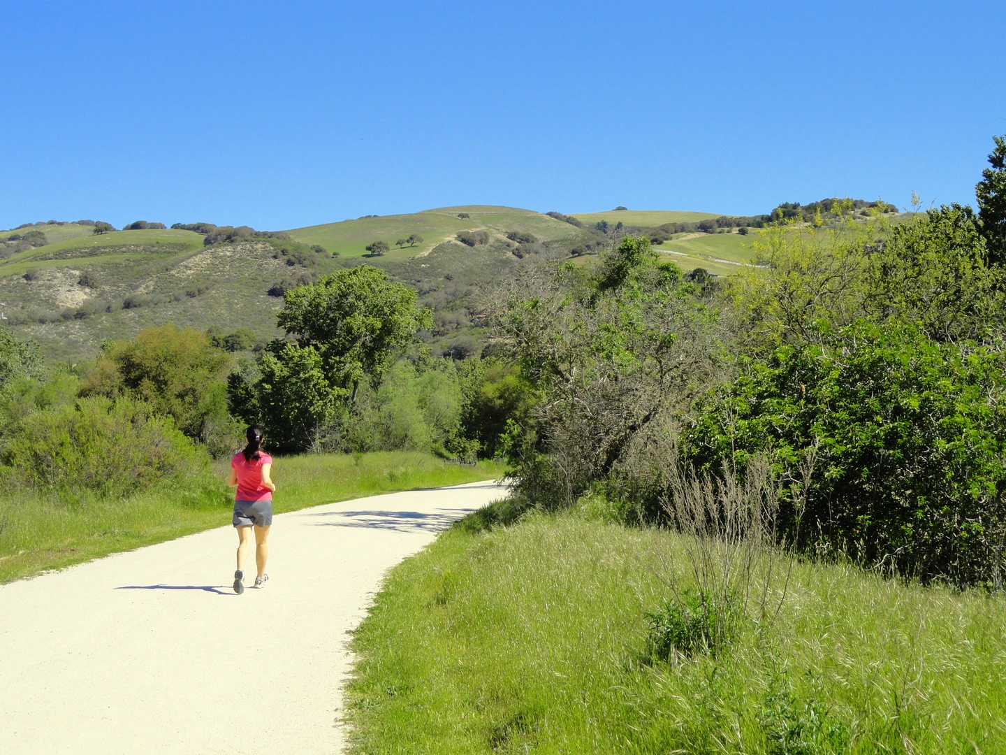 An image depicting the trail Veeder Pond and Garzas Canyon Loop Trail and its surrounding area.