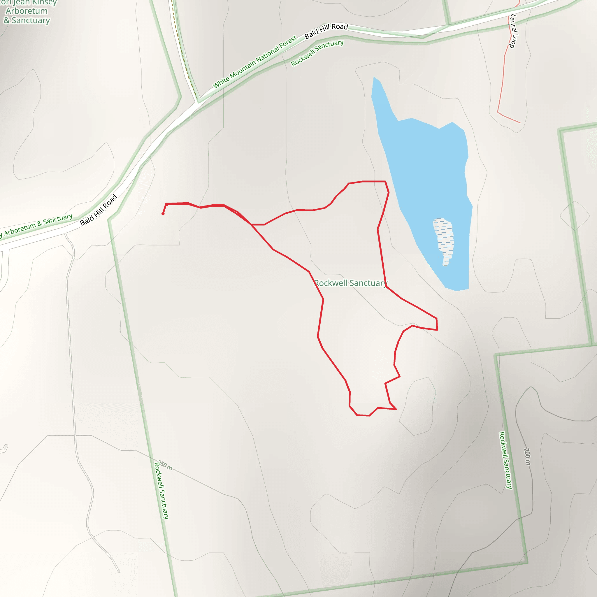 Bald Hill Road Loop mobile static map