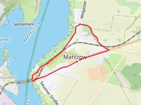 Mahlzow and Am Peeneufer Loop