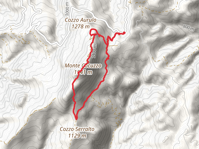Monte Cocuzzo loop thumbnail