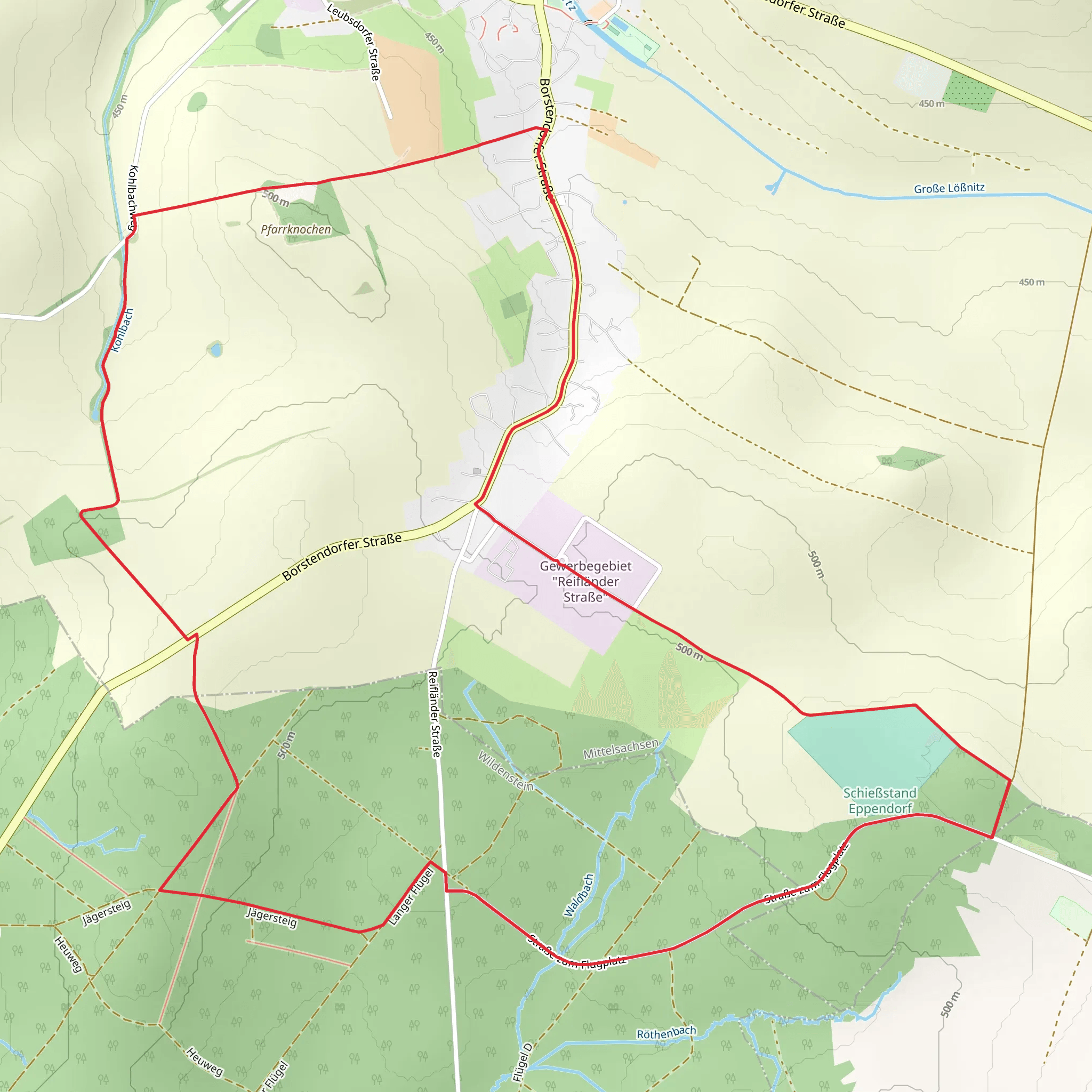 Rundweg Ebersbach mobile static map