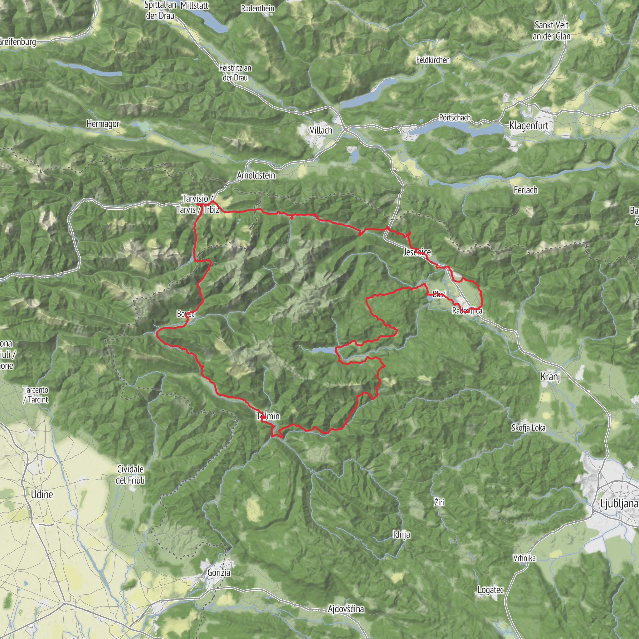 Juliana Trail mobile static map