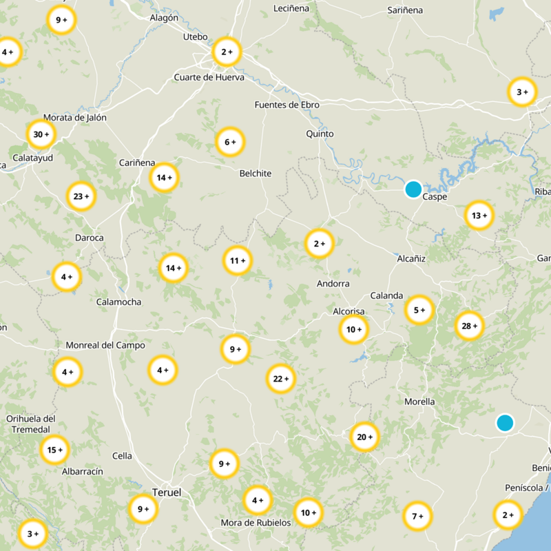 Oliete Static Map