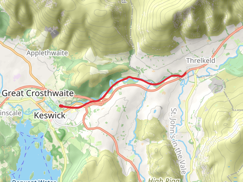River Greta Streamside Walk - Keswick