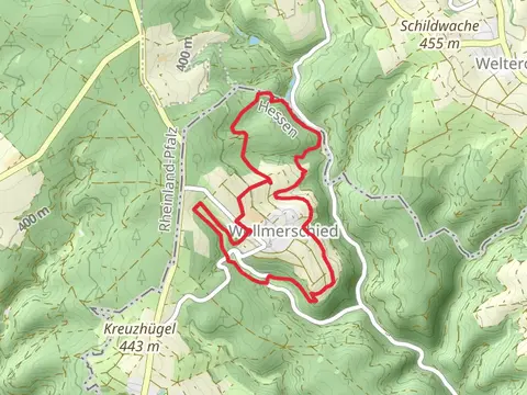 Wollmerschied Loop via Wollmerschieder Grenzweg