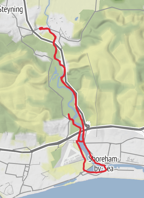 Trail Run mobile static map