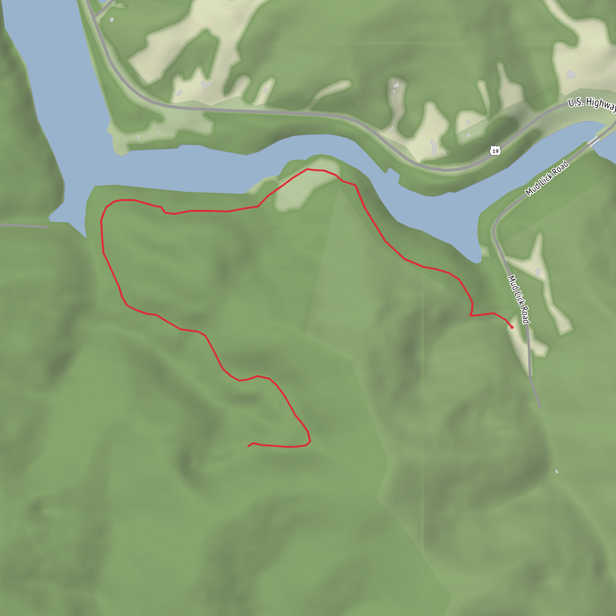 Aquila Run Trail mobile static map