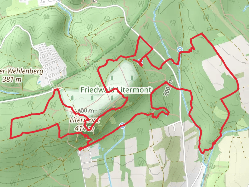 Geschichtspark and Weidendom via Litermont Gipfeltour