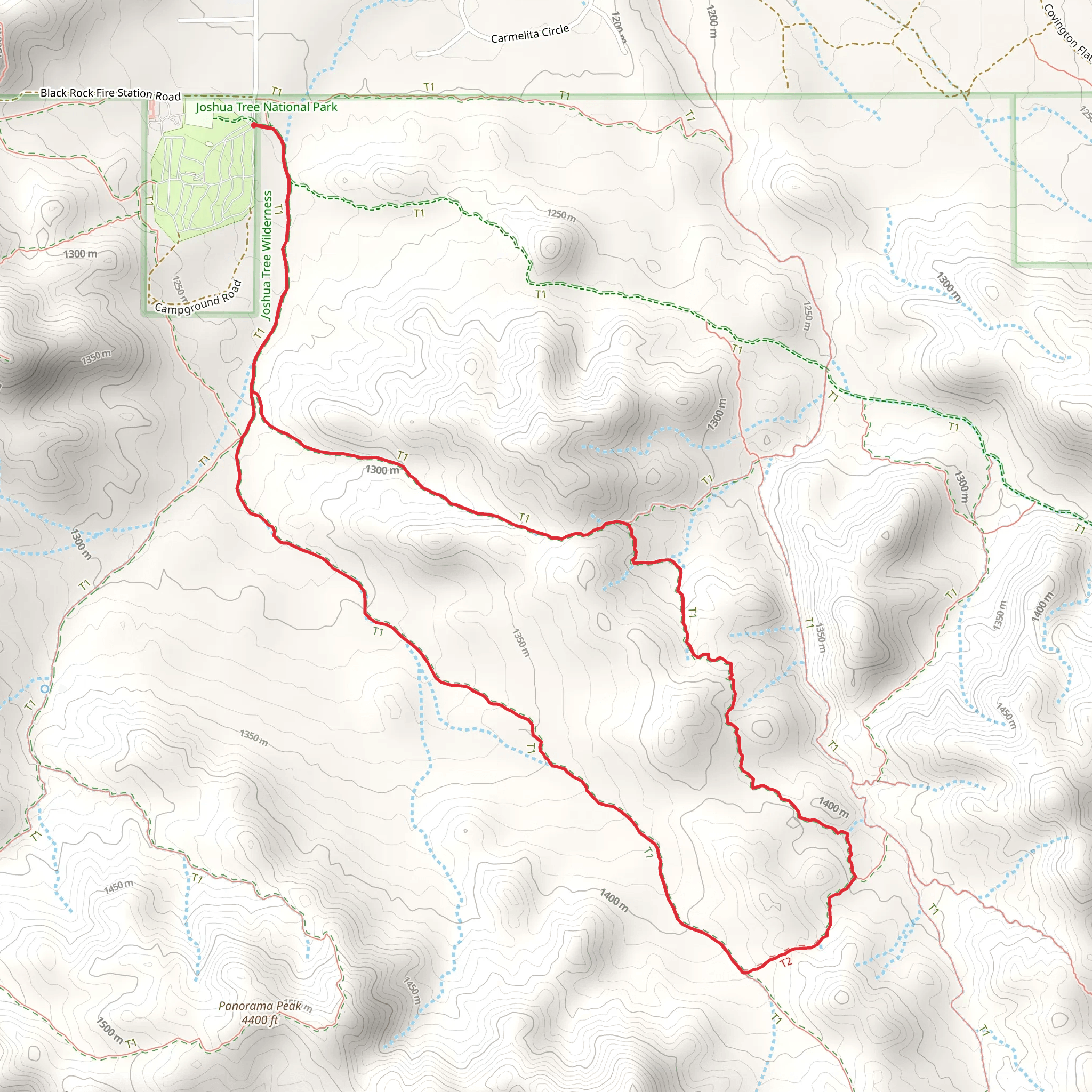 Burnt Hill Loop Trail mobile static map