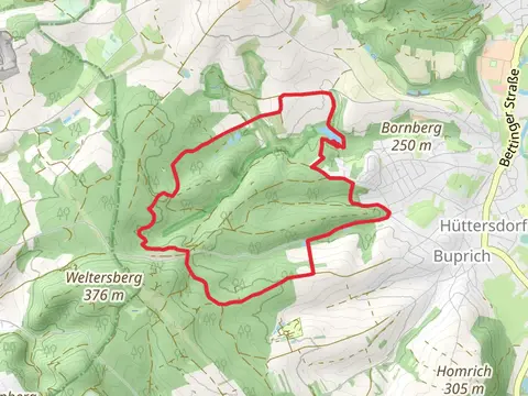 Engelgrundweiher via Hüttersdorfer Rundweg