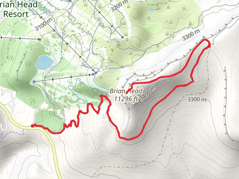 Brian Head via Color Flow and Brianhead Peak Trail