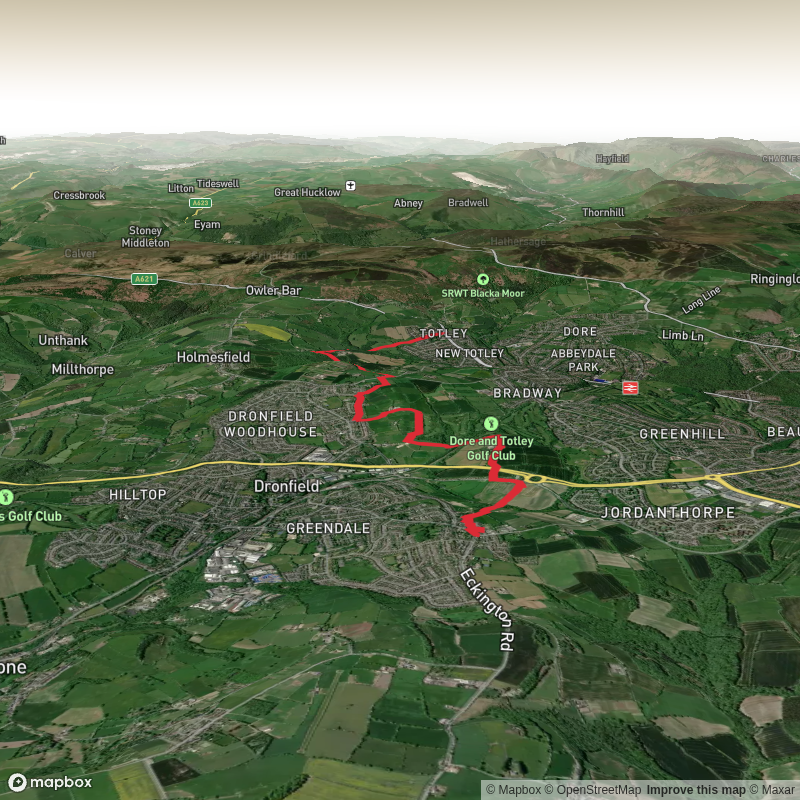 Round Sheffield 2 - Coal Aston to Totley