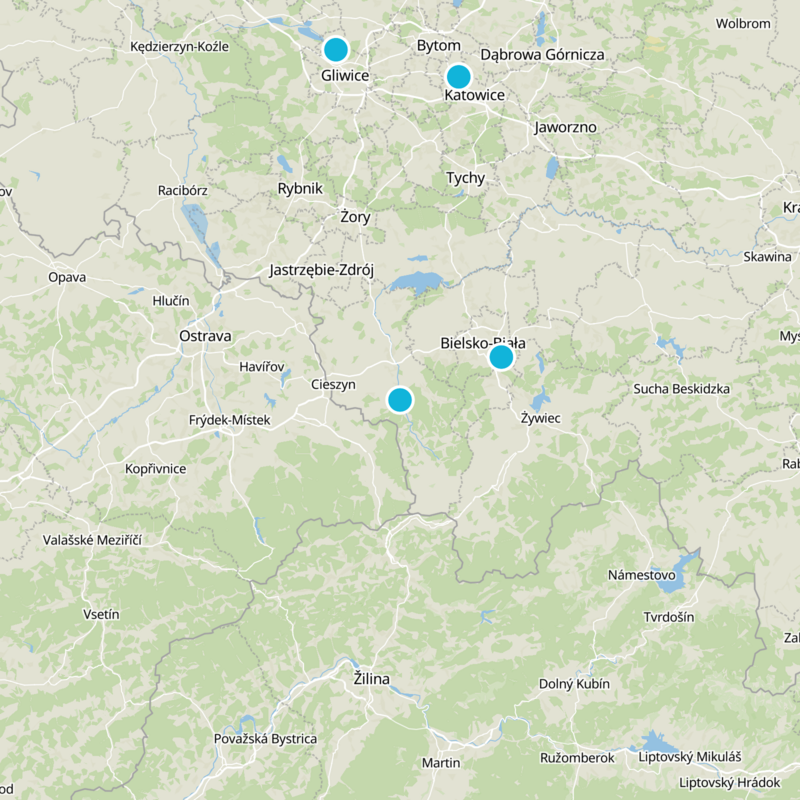 Ustroń Static Map