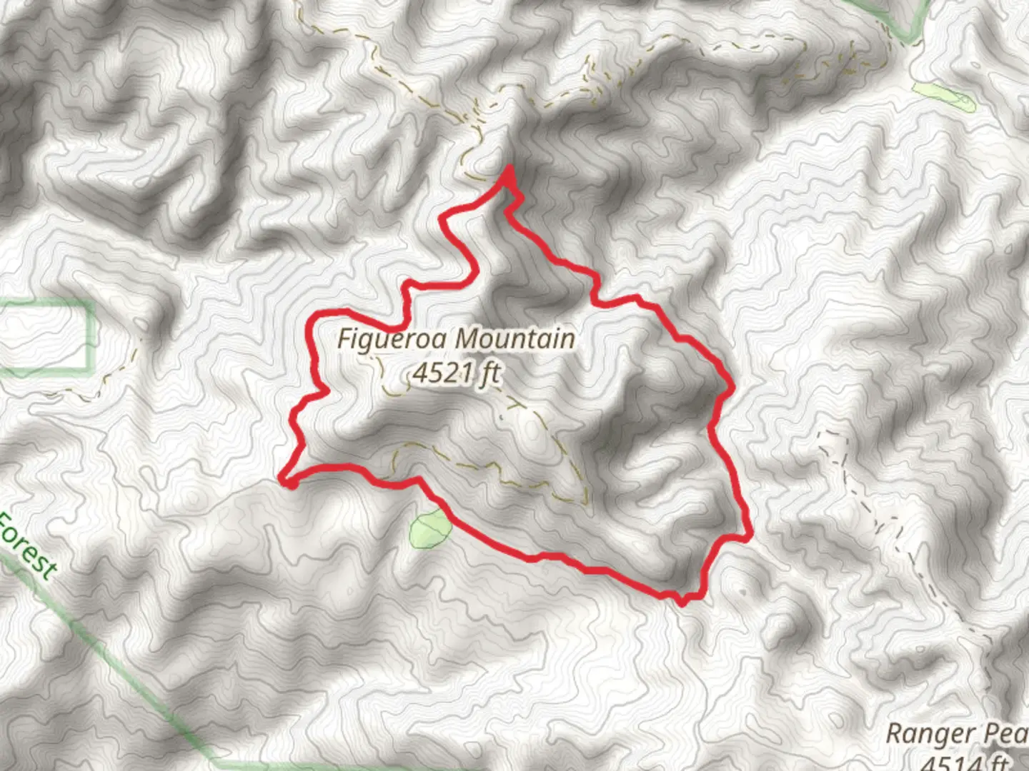 An image depicting the trail Willow Spur and Fir Canyon-Davy Brown Creek Loop and its surrounding area.