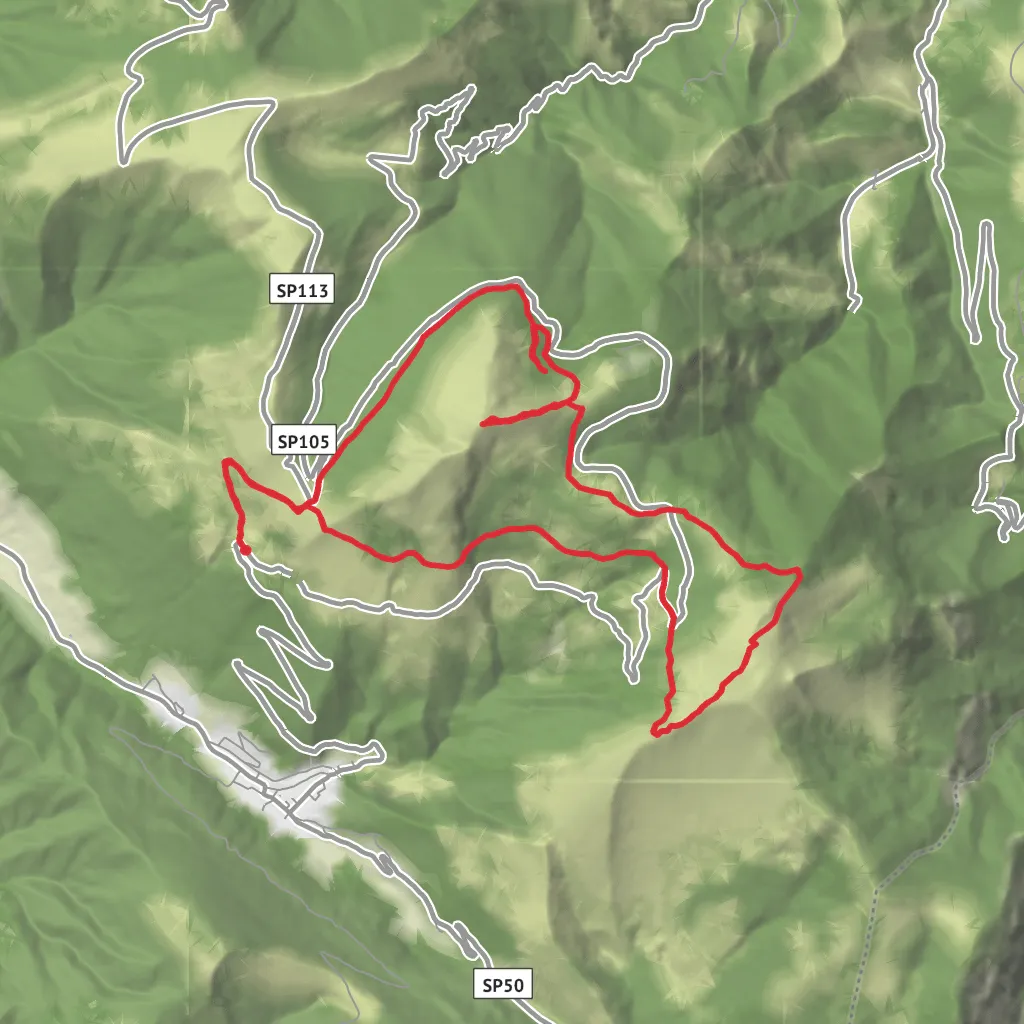 Acuto - Catria mobile static map