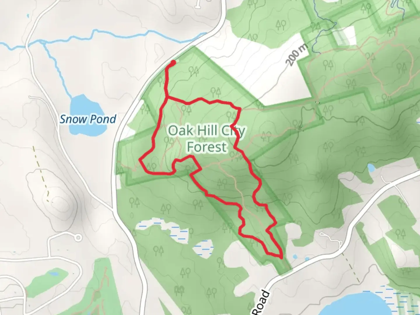 An image depicting the trail Tower - Lower - Vista Way - Luti - Murray Loop Trail and its surrounding area.
