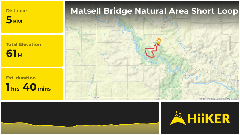 Matsell Bridge Natural Area Short Loop | Linn County | Iowa
