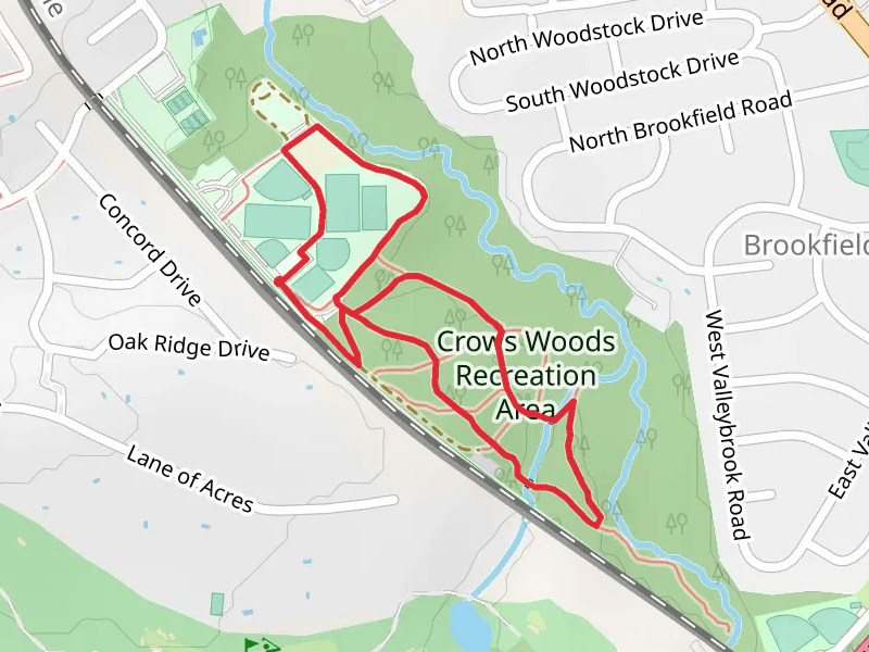 Crows Woods Recreation Area Loop
