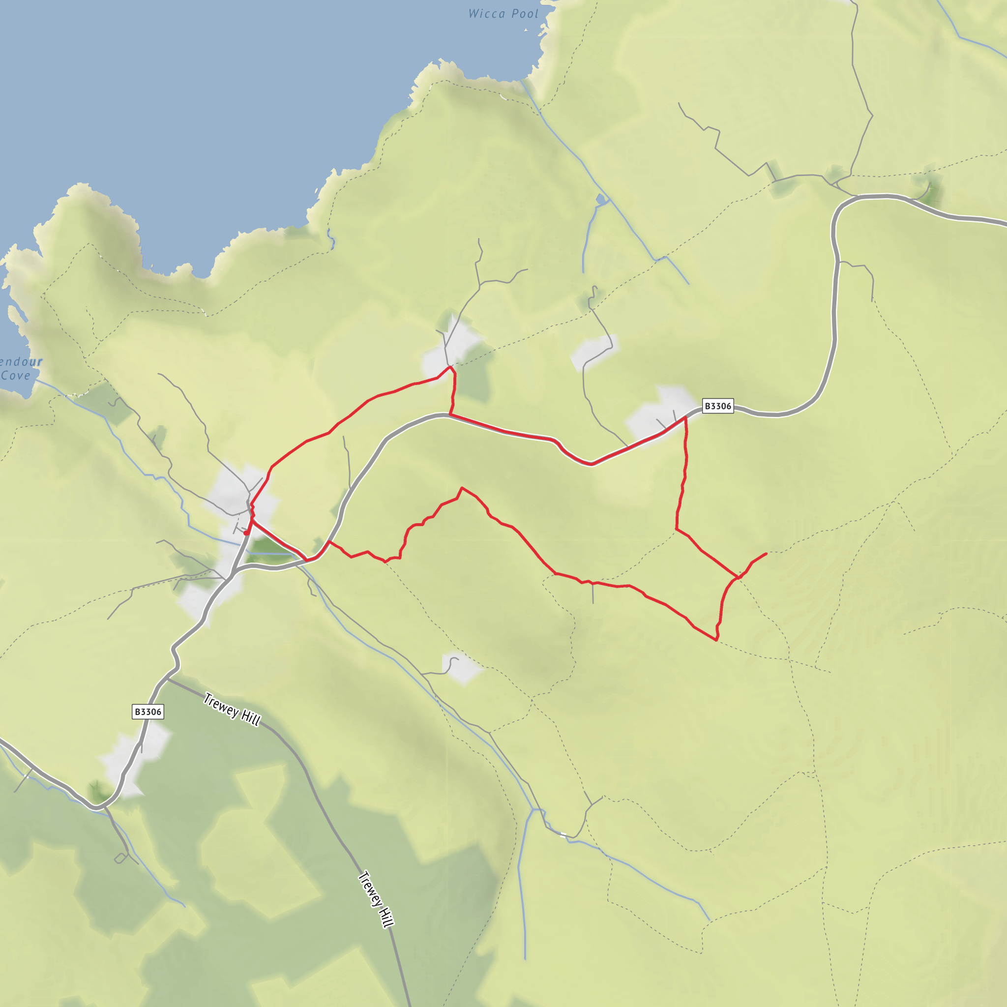 Zennor Hill & Quoits Circular Walk mobile static map
