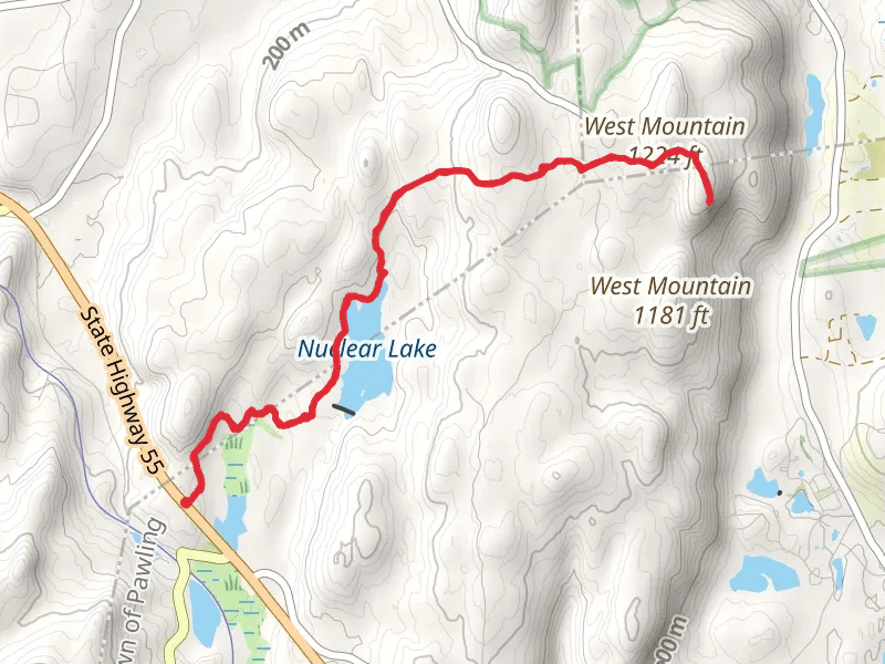 West Mountain and Nuclear Lake Trail