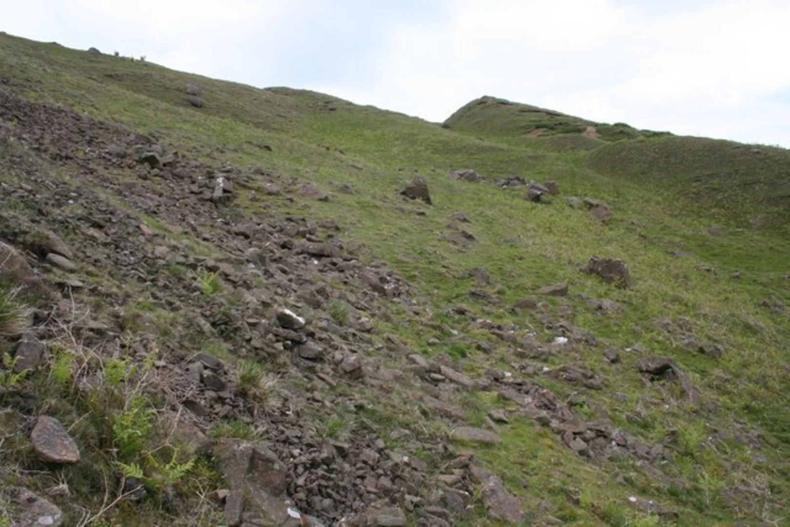 An image depicting the trail Black Hill - Ballygilbert Hill Walk and its surrounding area.