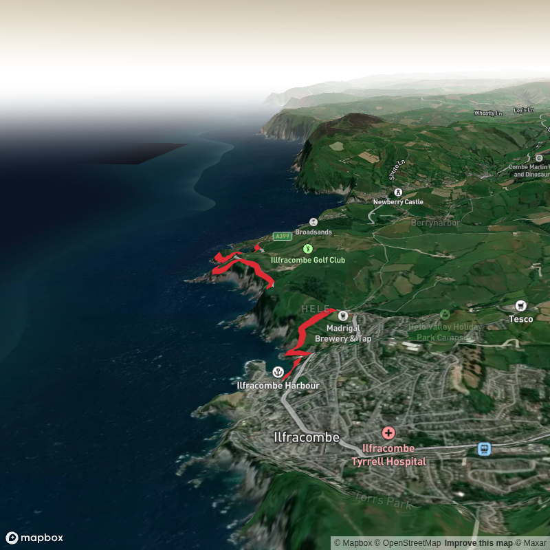 Ilfracombe to Watermouth