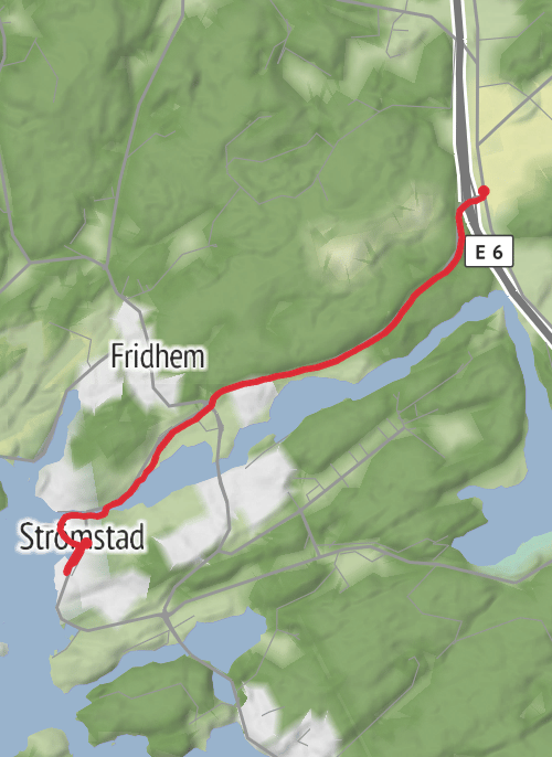 Strömstad Hiking mobile static map
