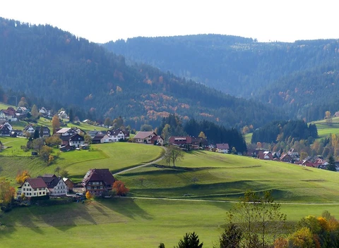 Baiersbronn to Kniebis Alexanderschanze via Sakenbach Furt