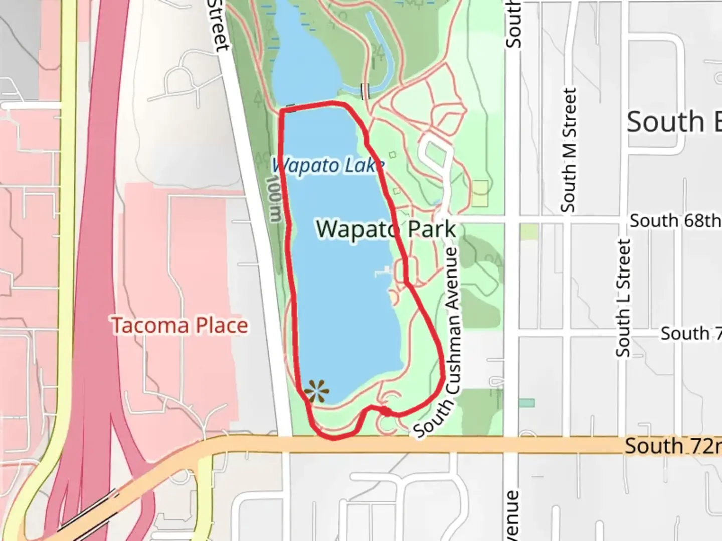 An image depicting the trail Wapato Lake Loop Trail and its surrounding area.
