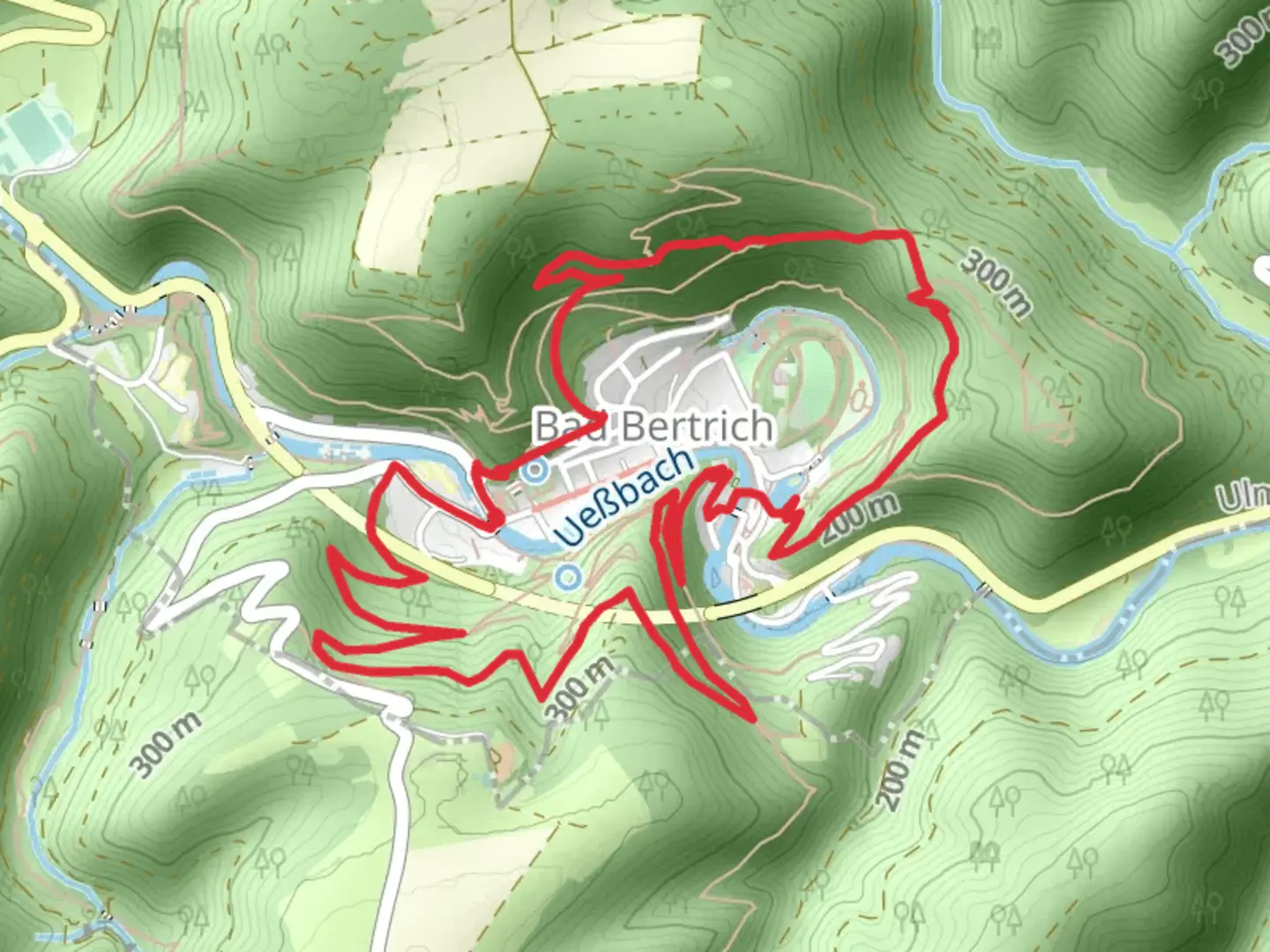 An image depicting the trail Schwanenteich Loop and its surrounding area.