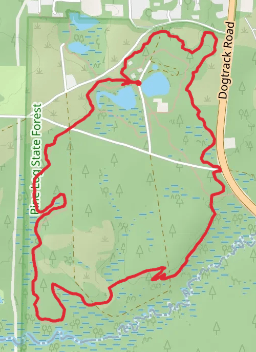 Ebro Hiking mobile static map