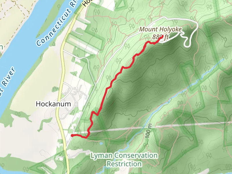 Mount Holyoke via NET-MandM Trail