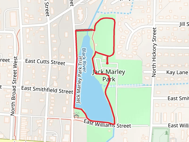 Jack Marley Park Loop via Black River